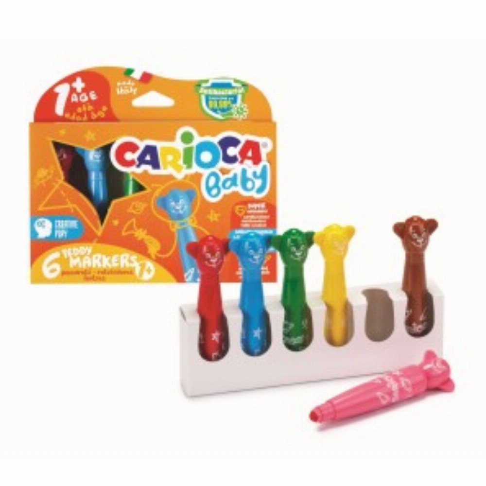 6 Culori Teddy Markers Baby