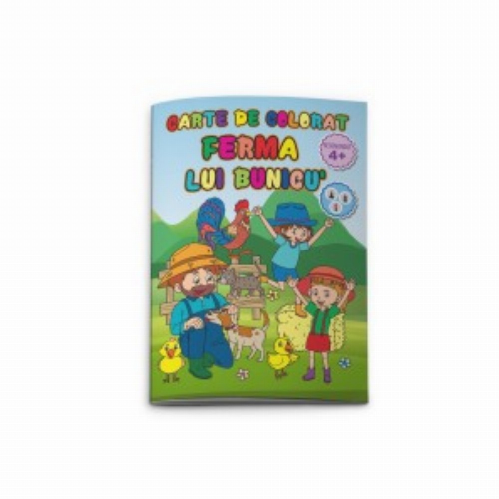 Carte Colorat Ferma Lui Bunicu 3 Buc