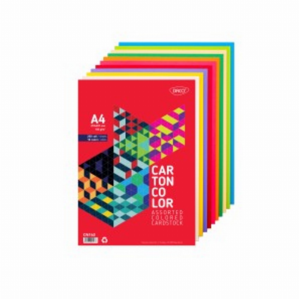 Carton Color A4 250coli 10cul 160g Mp