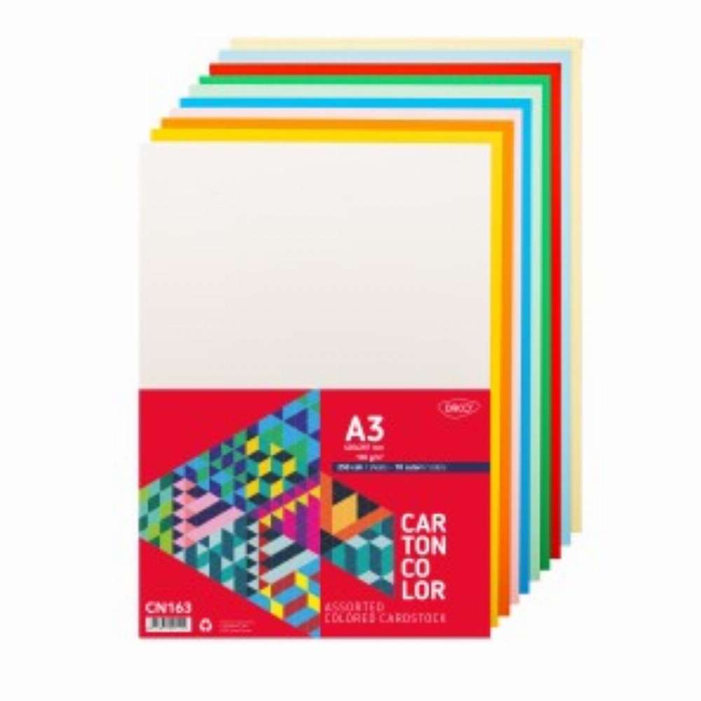Carton Color 160g Mp A3 250 Coli 10 Cul