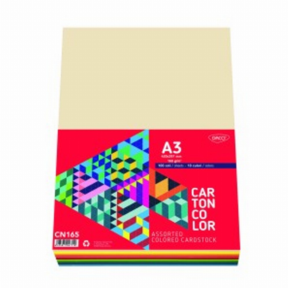 Carton Color 160g Mp A3 100 Coli 10 Cul.