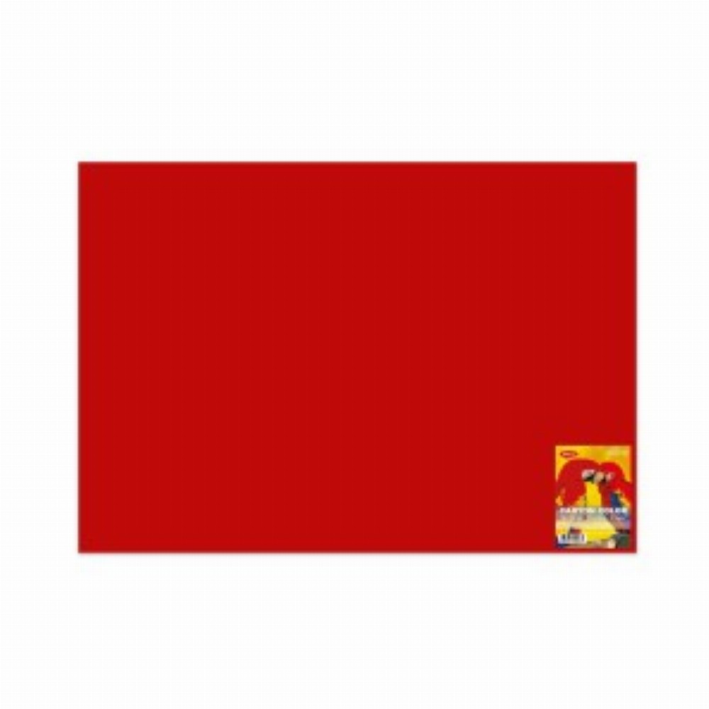 Carton Color Rosu Cr. 270g Mp 70x100 10 Coli