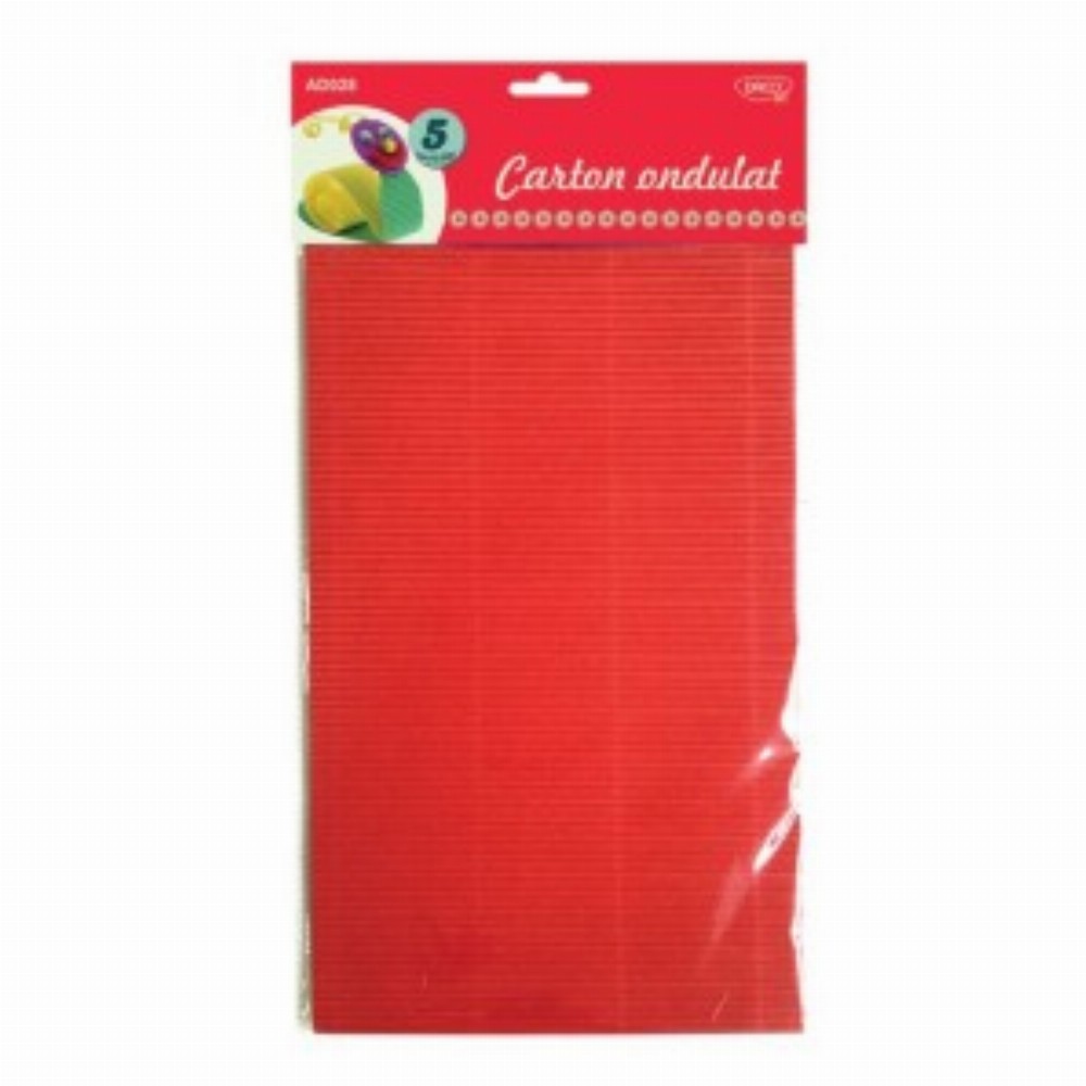 Carton Ondulat A4 5coli 5culori