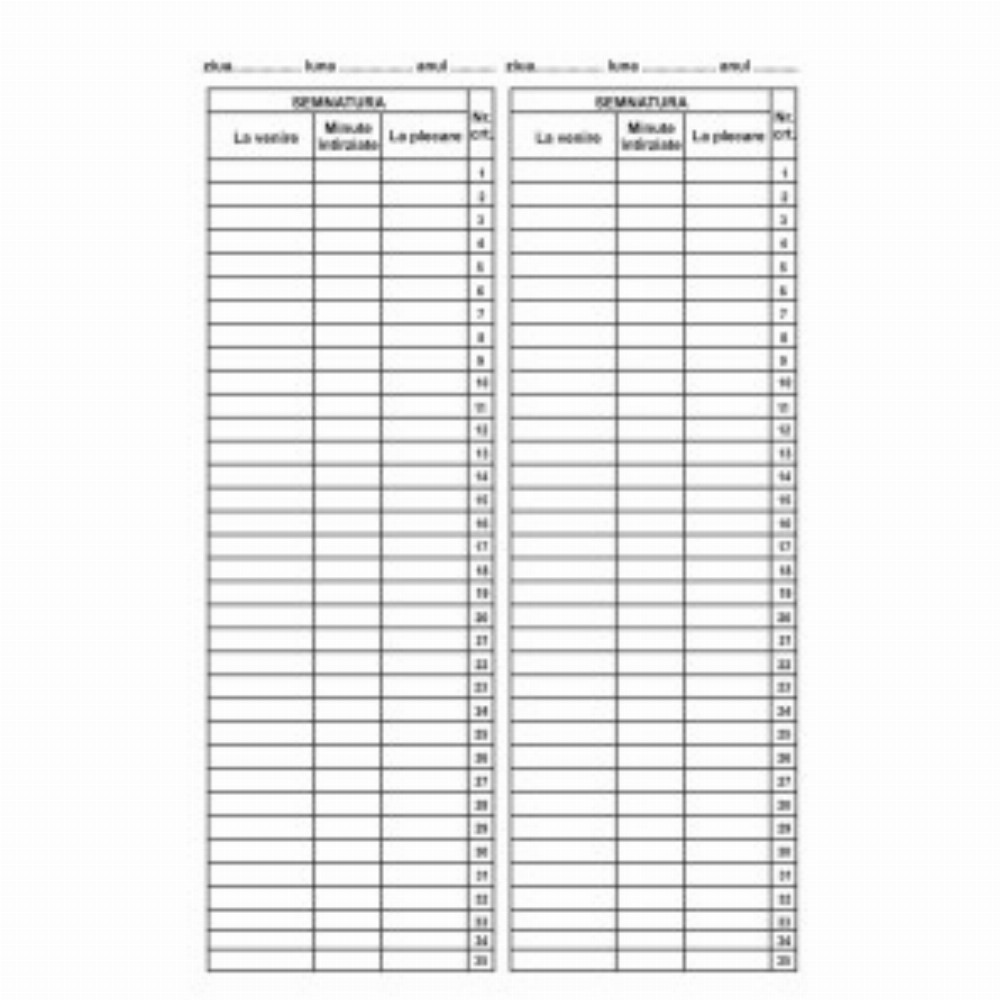 Condica De Prezenta A4 L03493