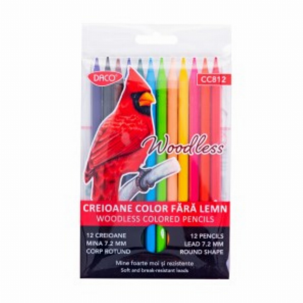 Creion Color 12 Fara Lemn 12 Buc