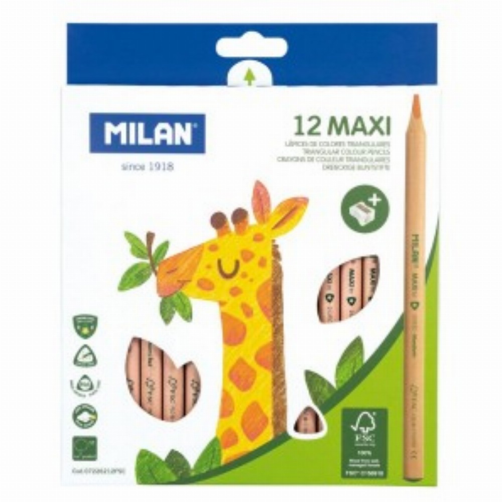 Creion Color 12 Maxi Fsc 12 Buc