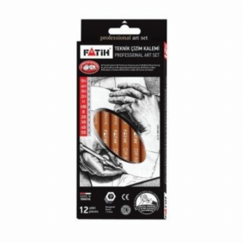 Creion Grafit Set 12 5h..5b Fatih