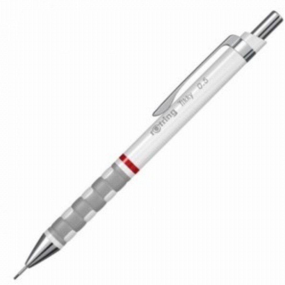 Creion Mecanic Tiki Ii Iii 0.5 Alb 12 Buc