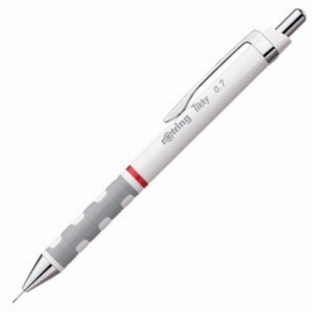 Creion Mecanic Tiki Ii Iii 0.7 Alb 12 Buc