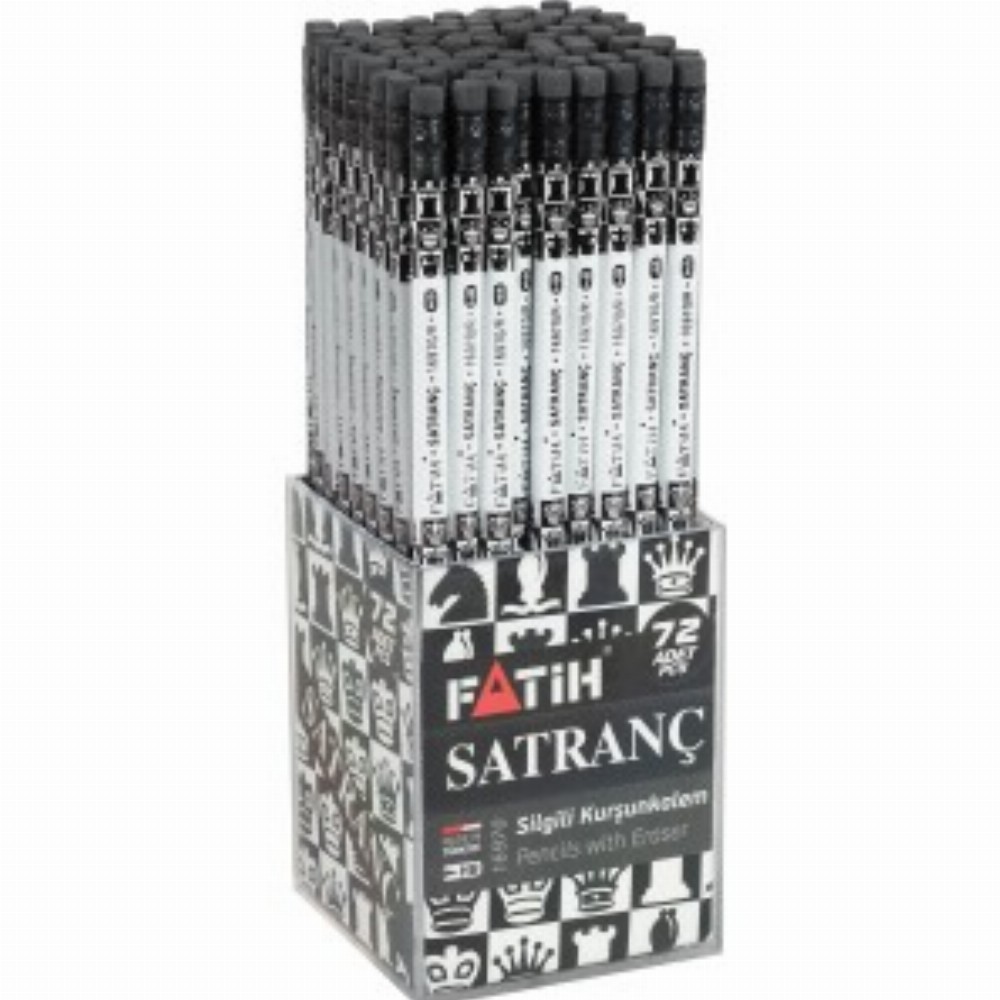 Creion Negru Satranc Fatih 72 Buc