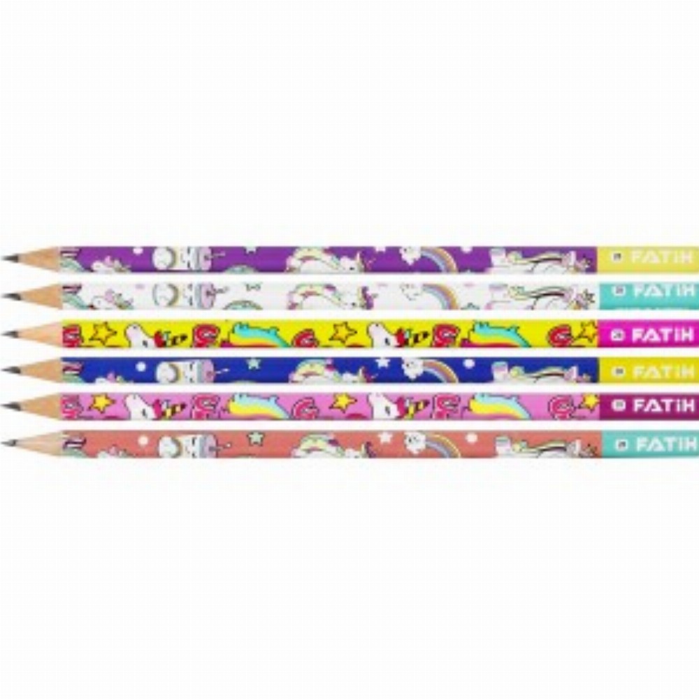 Creion Negru Unicorn Fatih 72 Buc