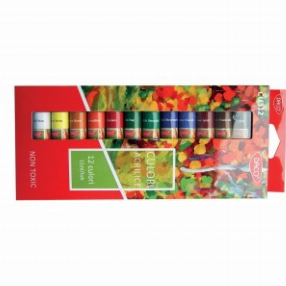 Culori Acril 12c 12 Buc