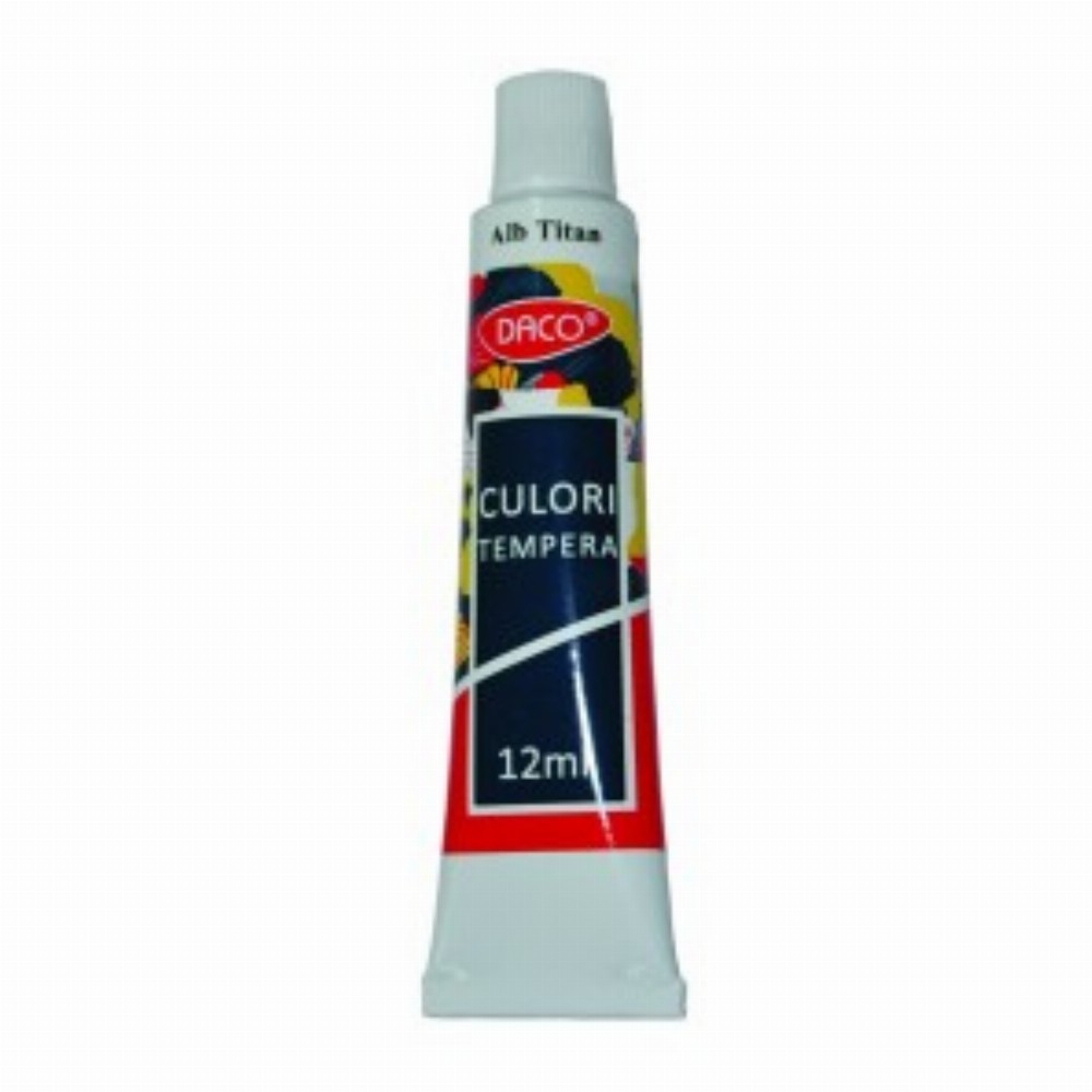 Culori Tempera 12ml Alb 12 Buc
