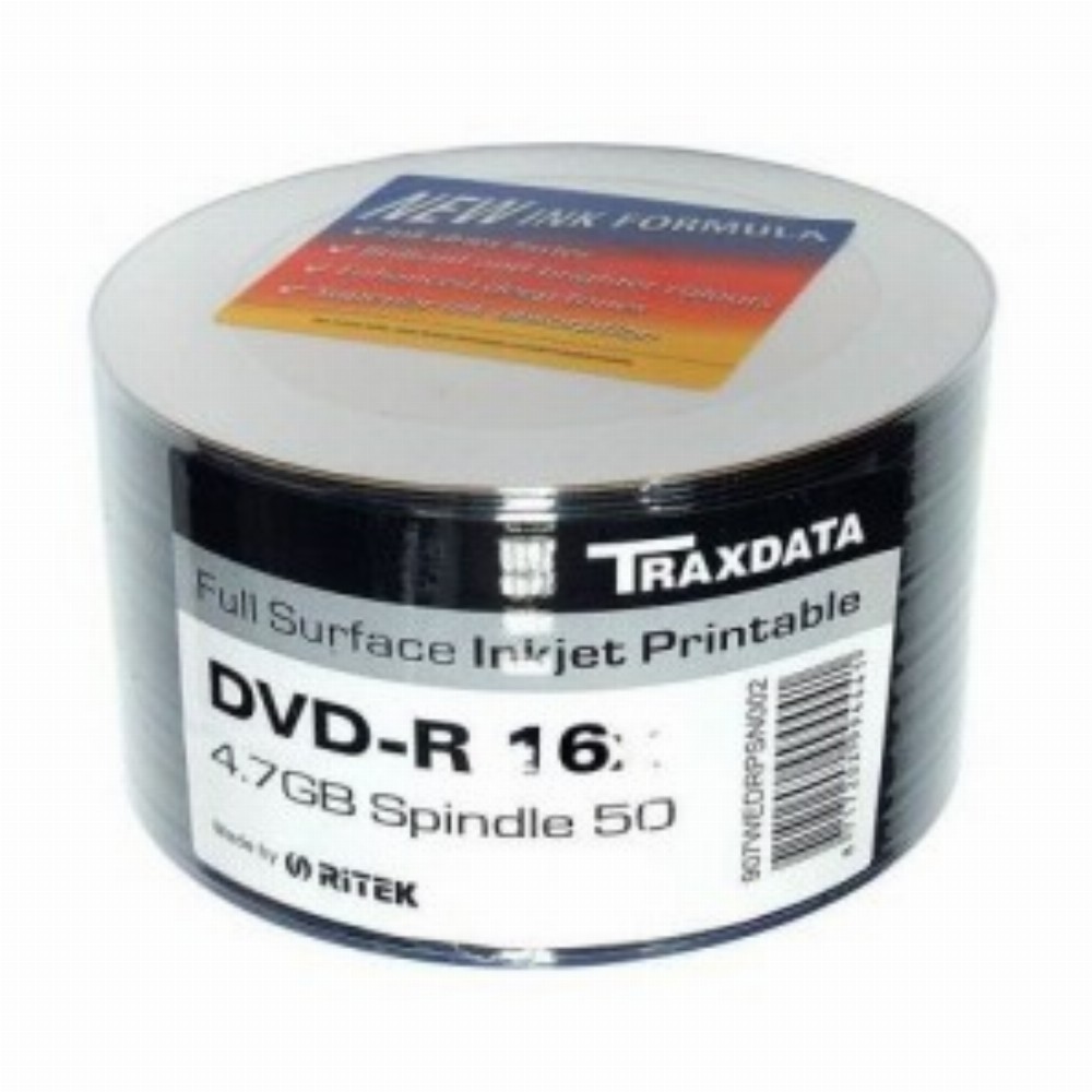 Dvd R Ritek Printabil 16x 50 Pa 50 Buc