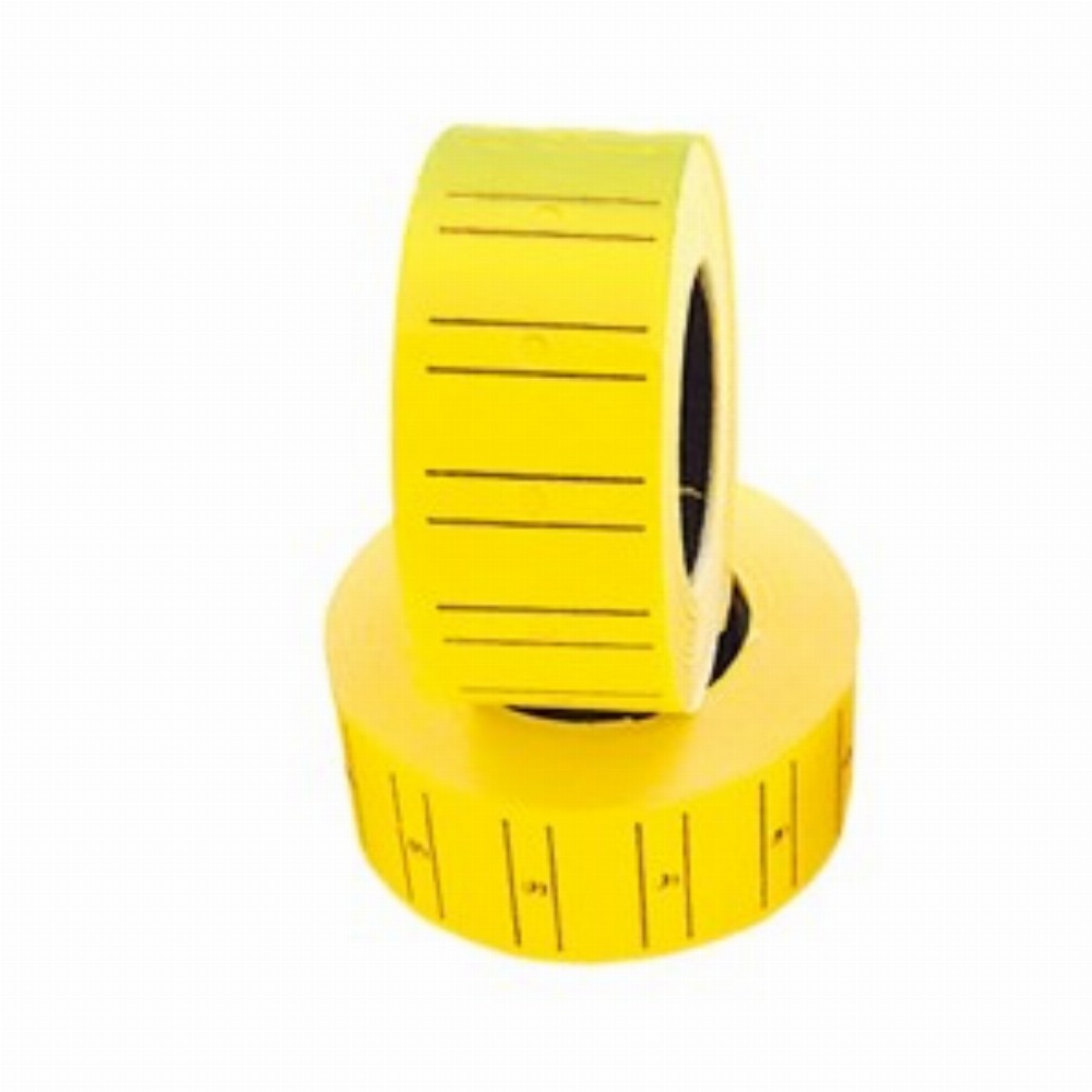 Etichete Rola Pret Drepte Galbene 800 Buc