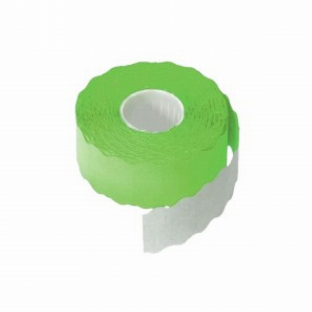 Etichete Rola Pret Ondulate Verzi 800 Buc