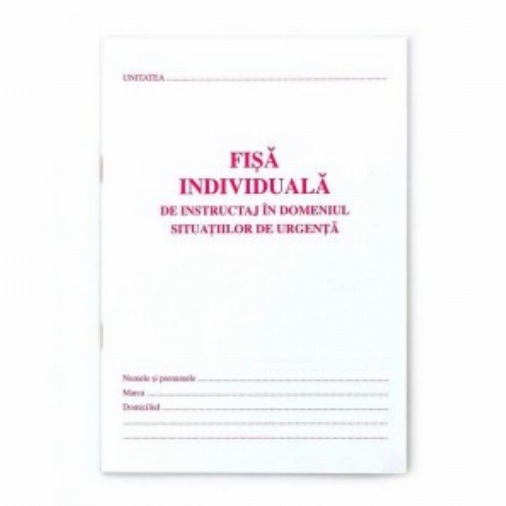 Fisa Individuala Psi A5