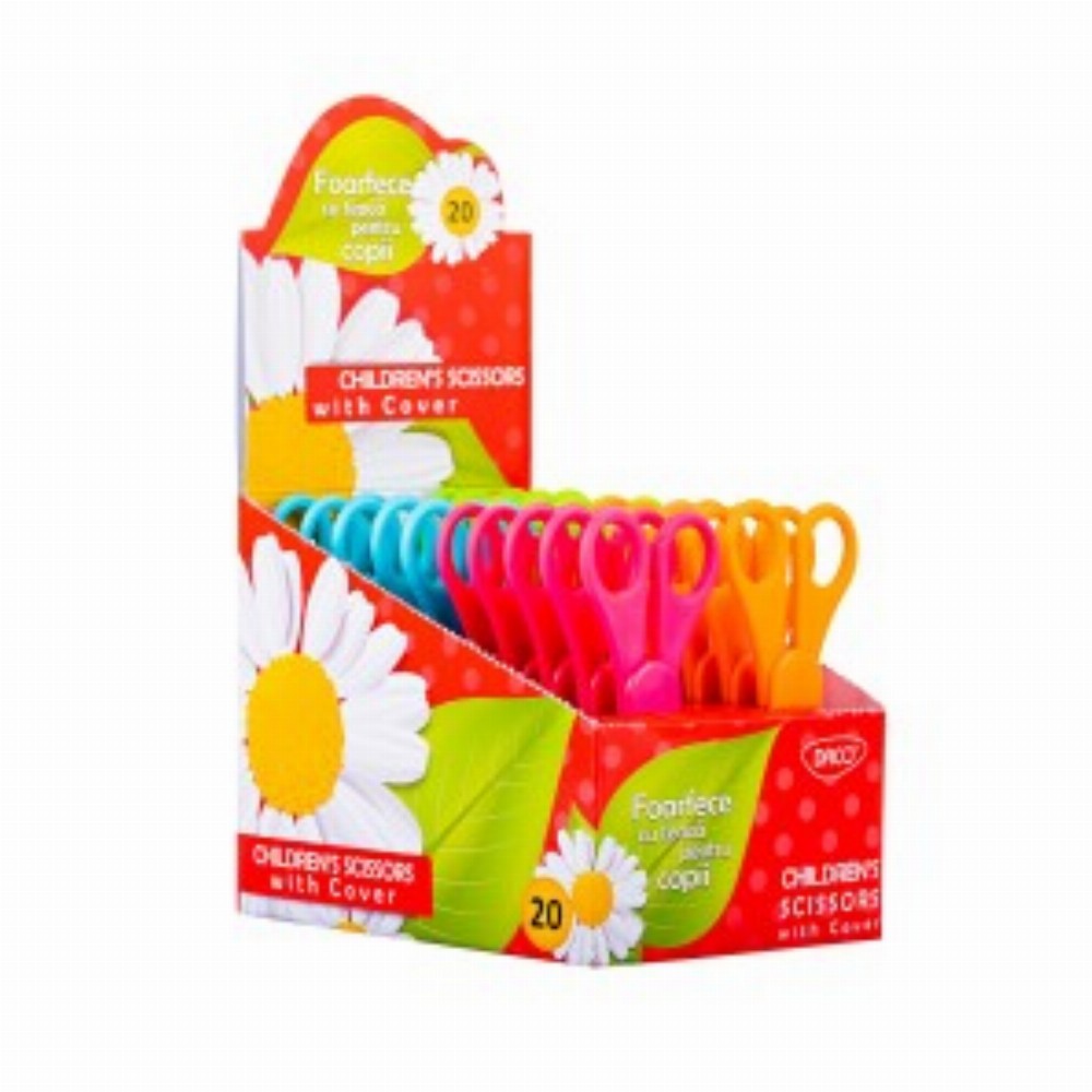 Foarfeca Gradinita Cu Teaca 12.5cm 20 Buc