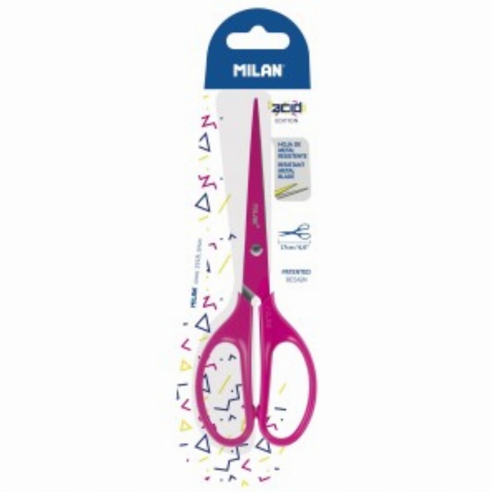 Foarfeca 17cm Acid Roz