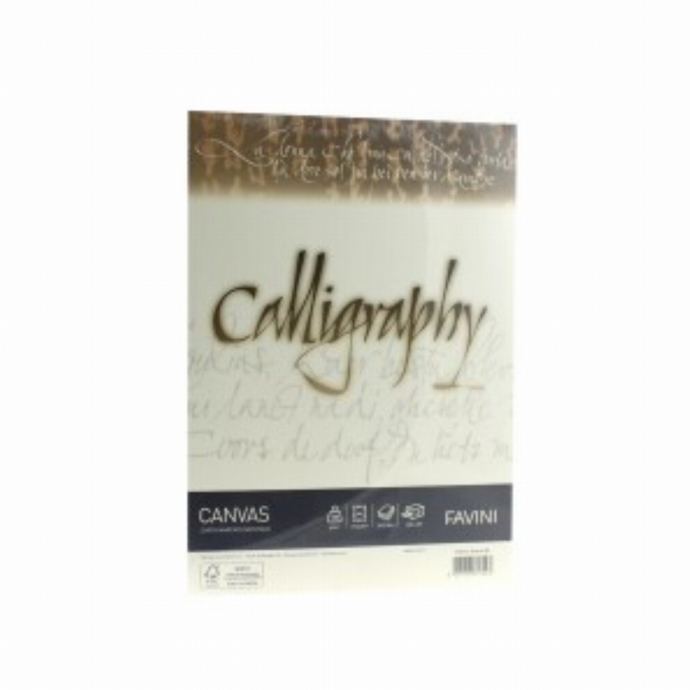 Hartie Caligrafica 100g Mp A4 50coli Crem Canvas