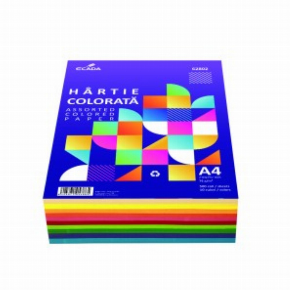 Hartie Colorata 75g Mp A4 500coli 10 Cul.