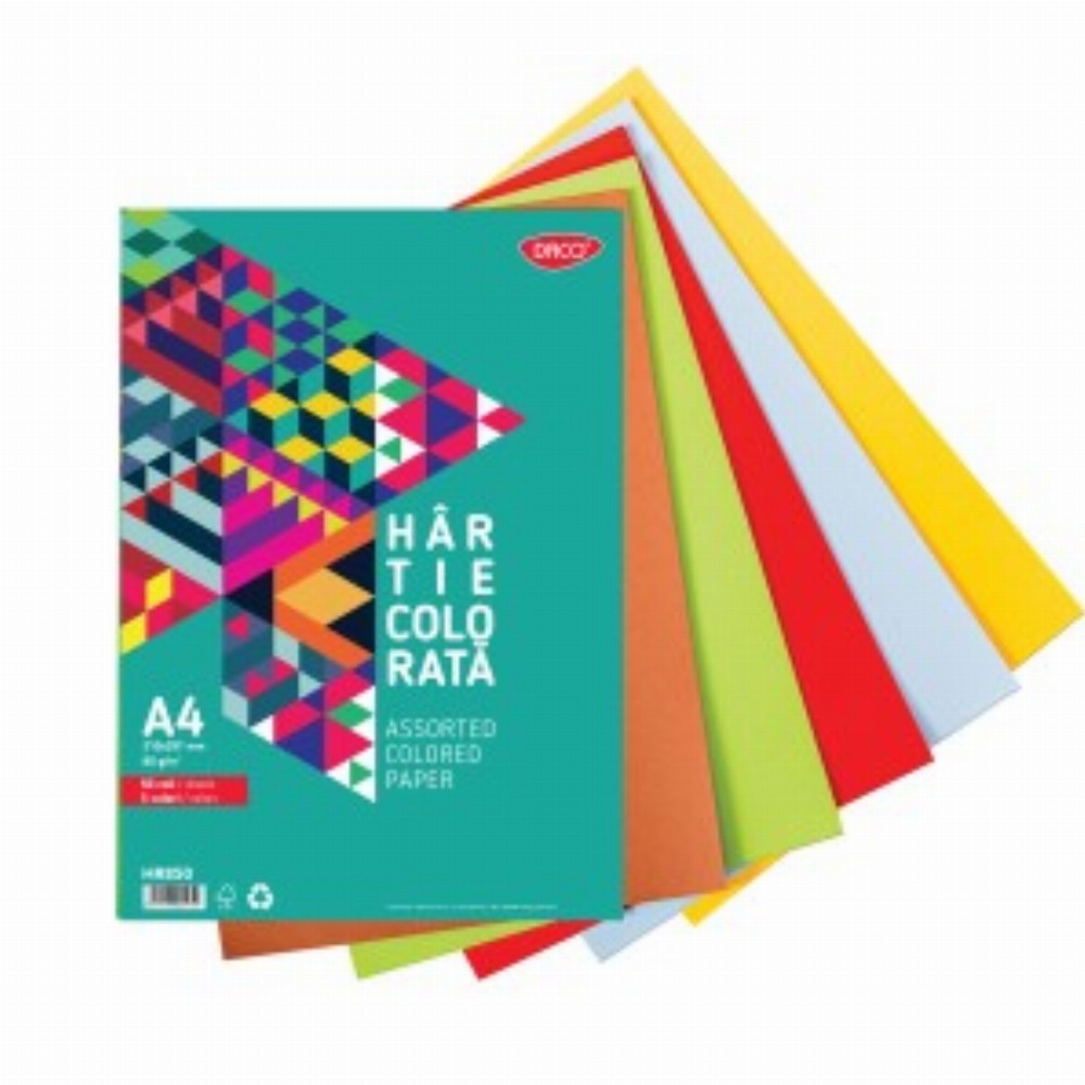 Hartie Colorata A4 50 Coli 5 Cul. 80g Mp