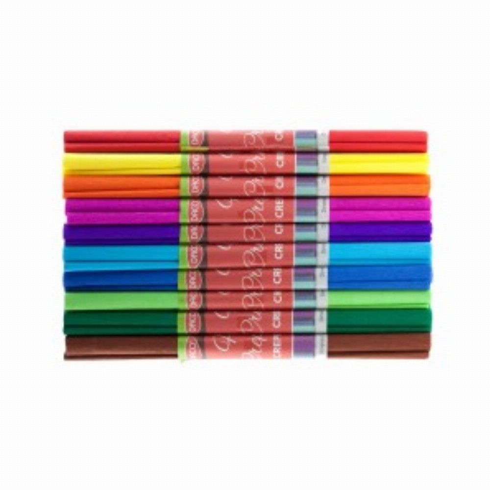 Hartie Creponata Asortata 25 Cm 10 Buc