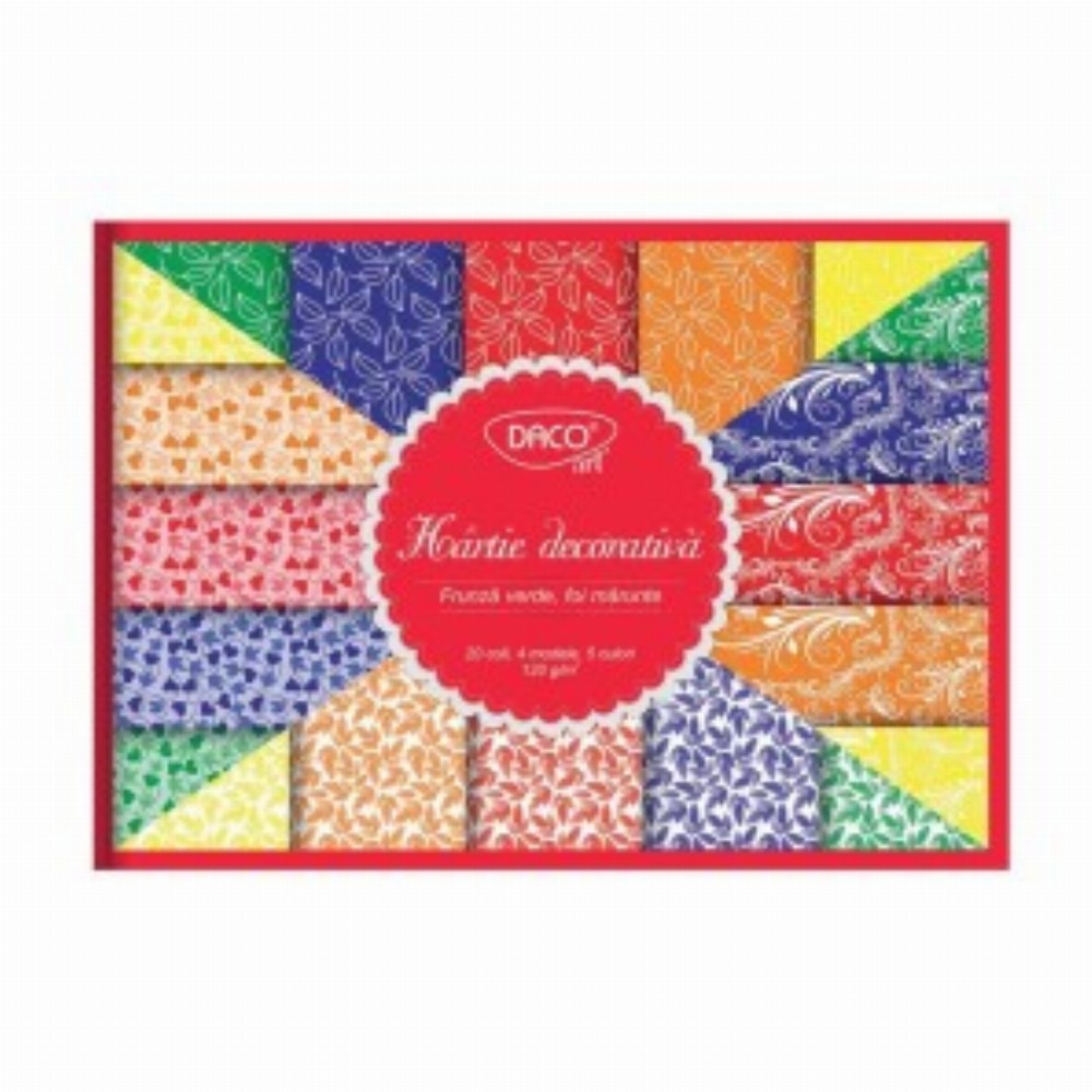 Hartie Decorativa A4 20 Coli Frunze