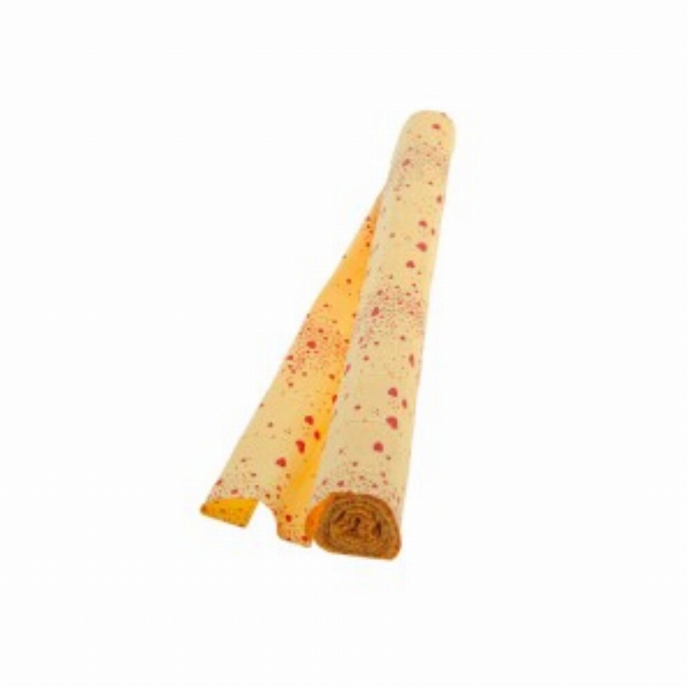 Hartie Floristica Galben Inimi 14 R 50x250cm 180g