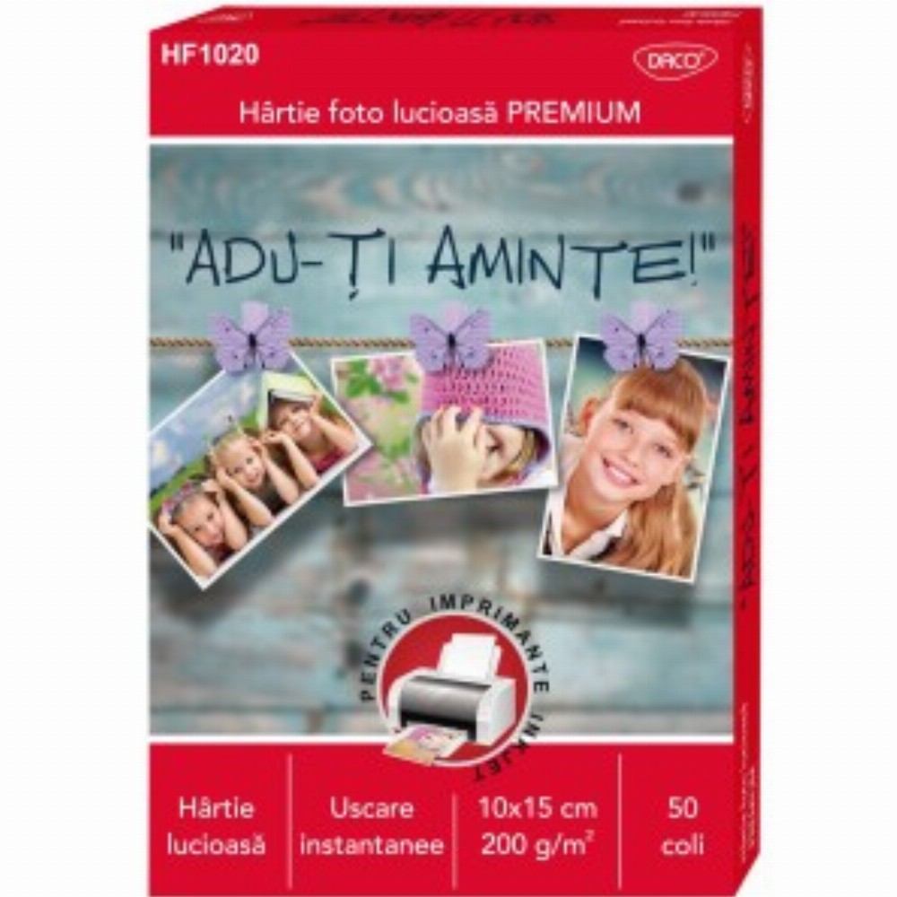 Hartie Foto 10x15 Cm 200g 50 Coli