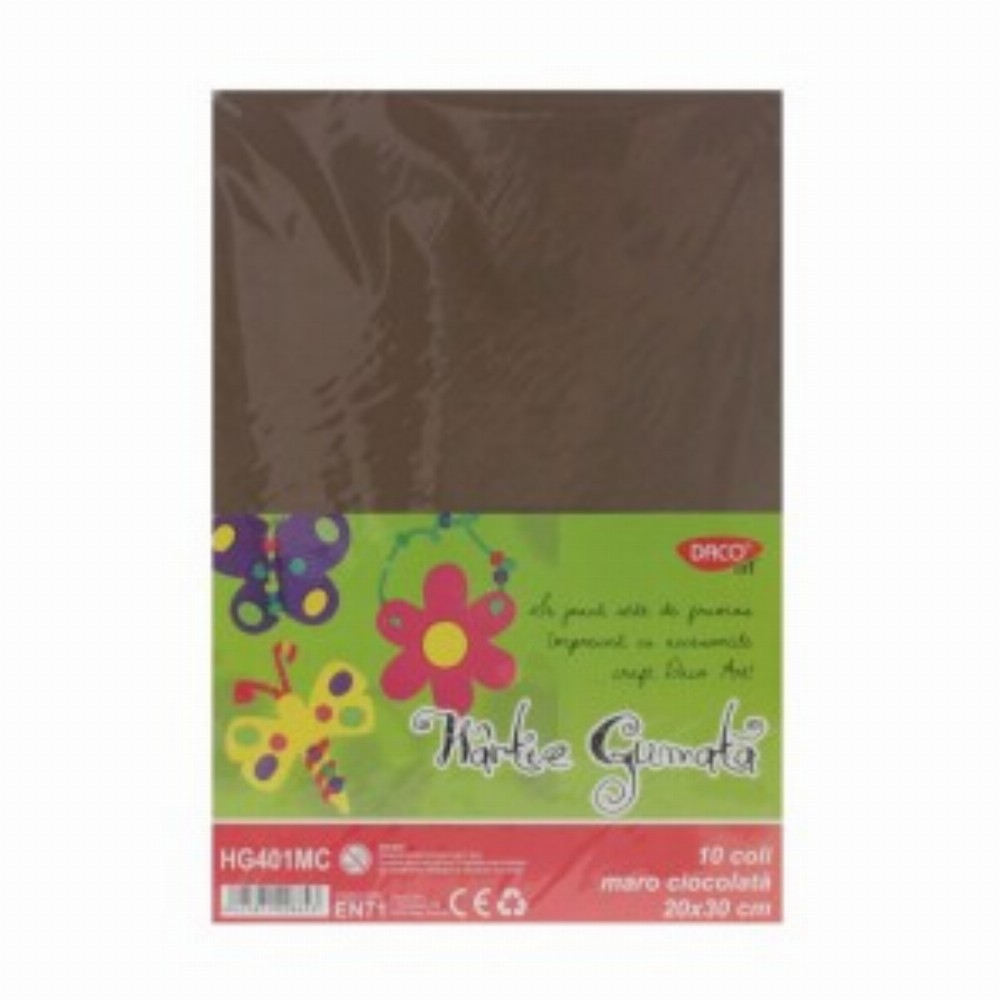 Hartie Gumata 20x30 Cm 10coli Maro Ch