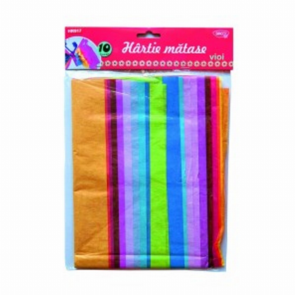 Hartie Matase Culori Vii 10 Coli, 10 Cul.