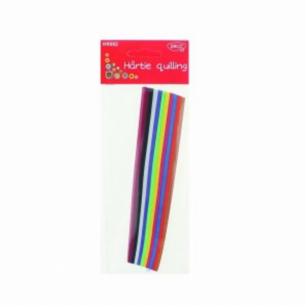 Hartie Quilling 18x0.5cm 300 Set