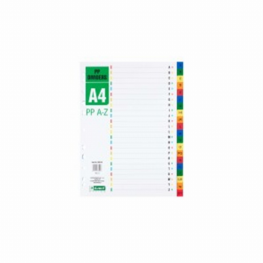 Index Plastic A4 A Z D.rect