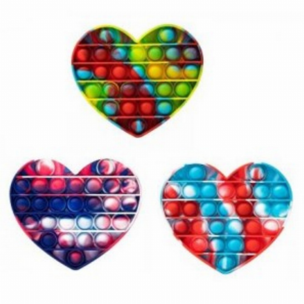 Jucarie Pop It Now & Flip It Inima Culori Mixe