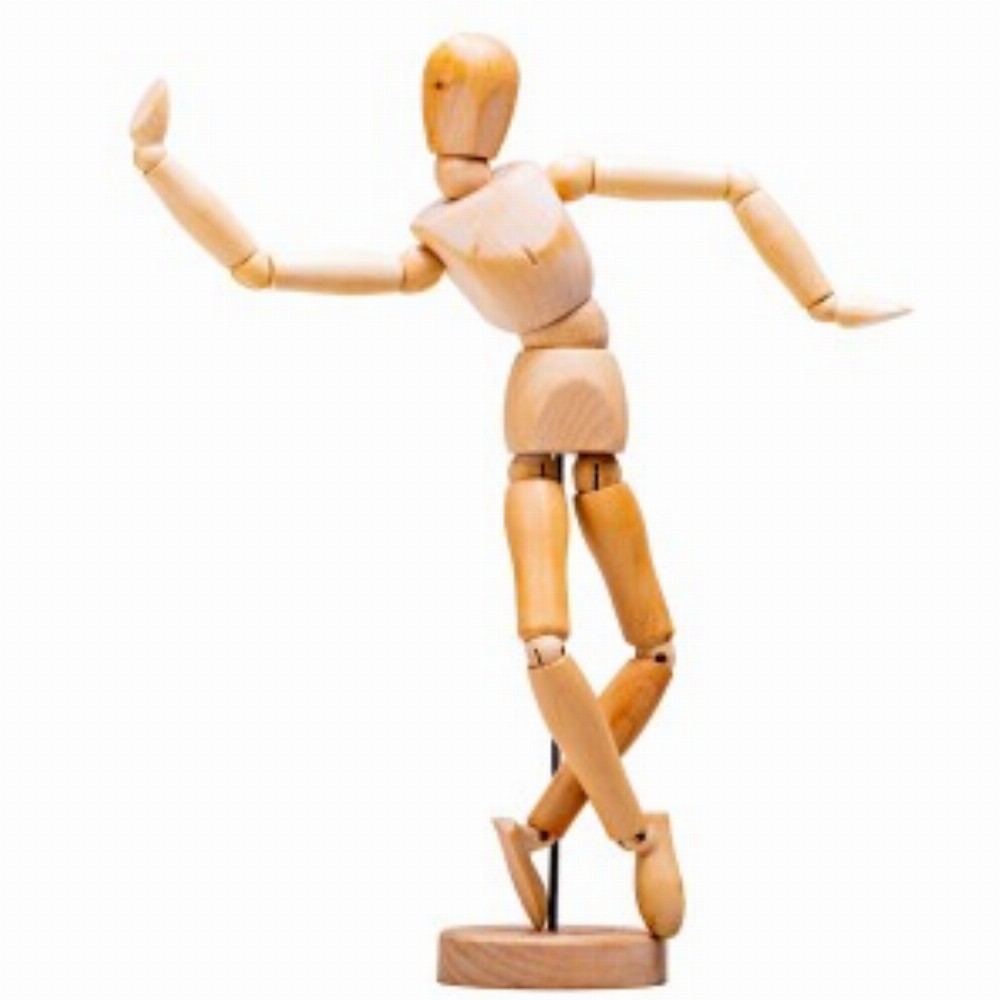 Manechin Din Lemn 30 Cm 3 Buc