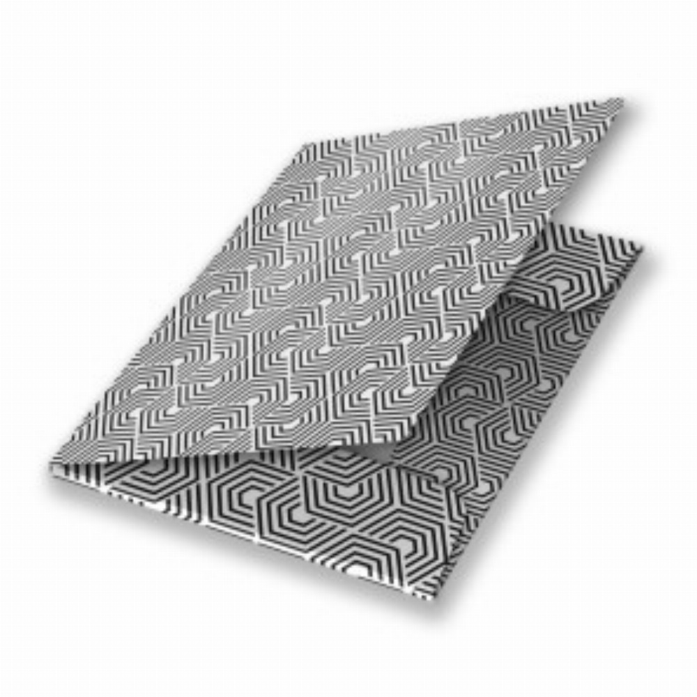 Mapa Carton Laminat Cu Elastic Black&white