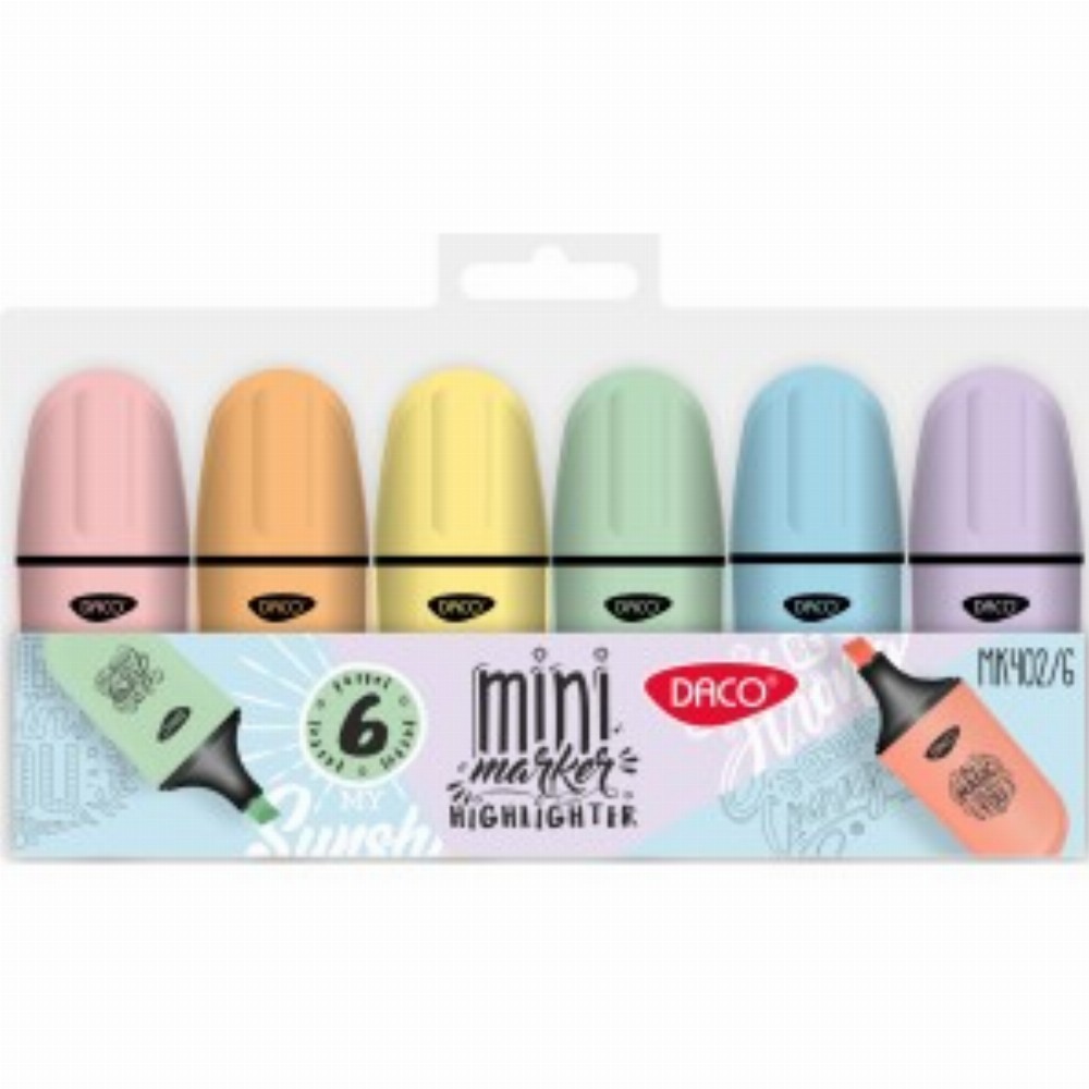 Marker Evidentiator Mini Pastel Set6 36 Buc