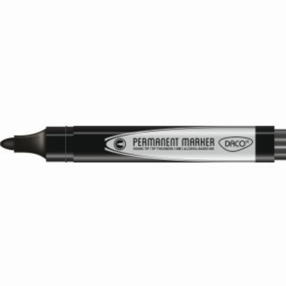 Marker Permanent Negru Mk130 12 Buc
