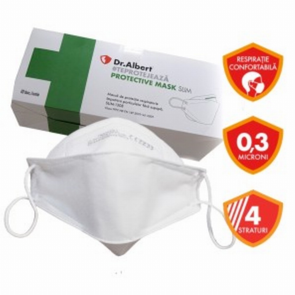 Masca Ffp2 Pentru Copii Albe