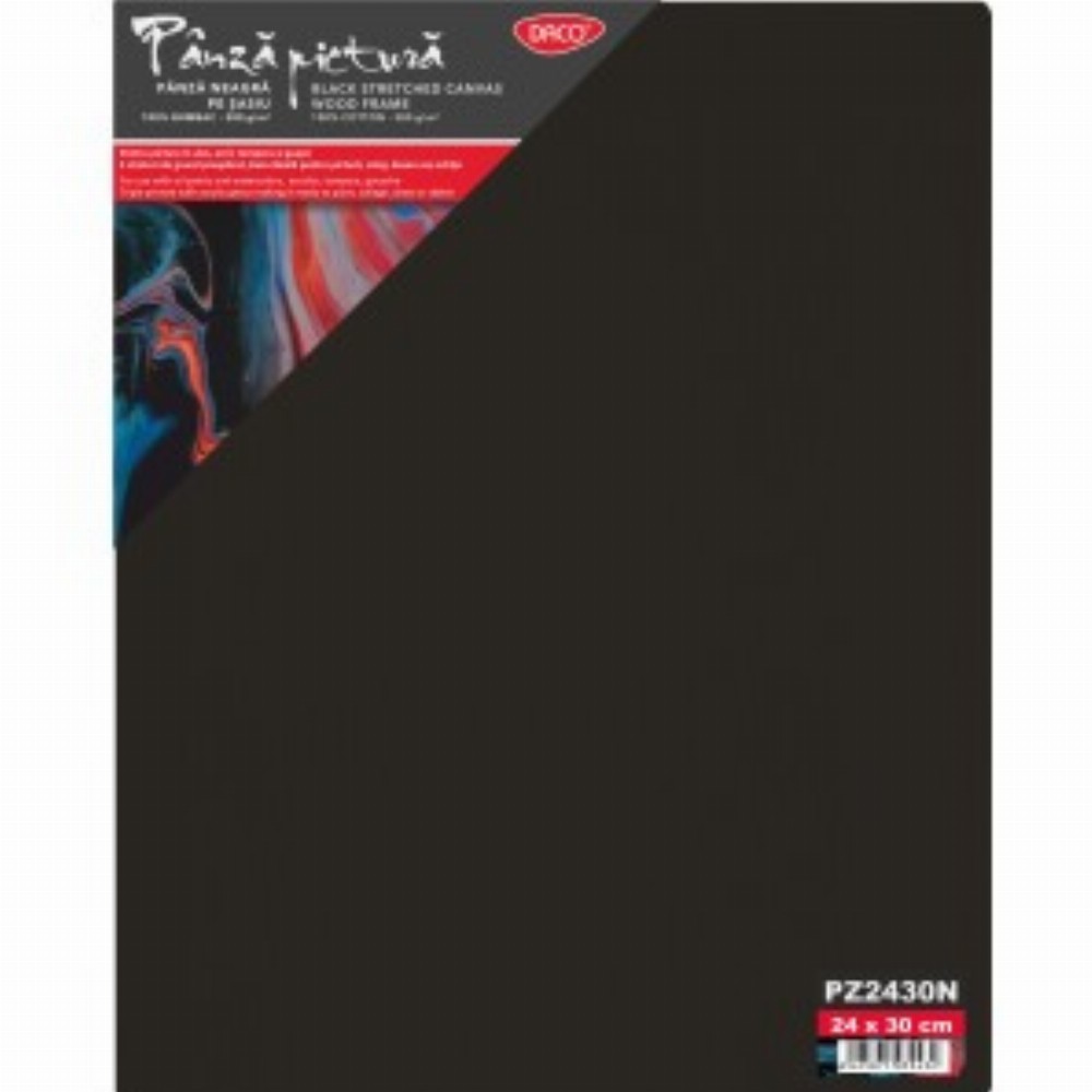 Panza Pictura Neagra Pe Sasiu 24x30cm