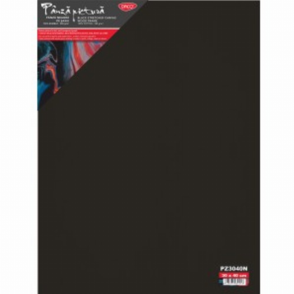 Panza Pictura Neagra Pe Sasiu 30x40cm