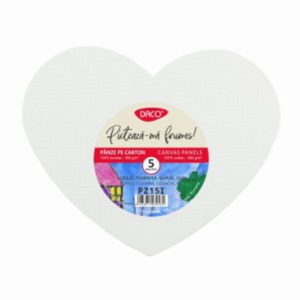 Panza Pictura Pe Carton Set 5 Inima