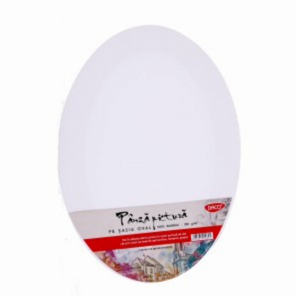 Panza Pictura Pe Sasiu Oval 46x65cm
