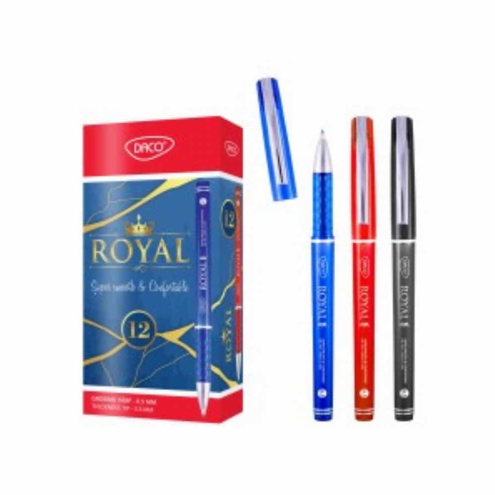 Pix Gel Royal Negru 12 Buc