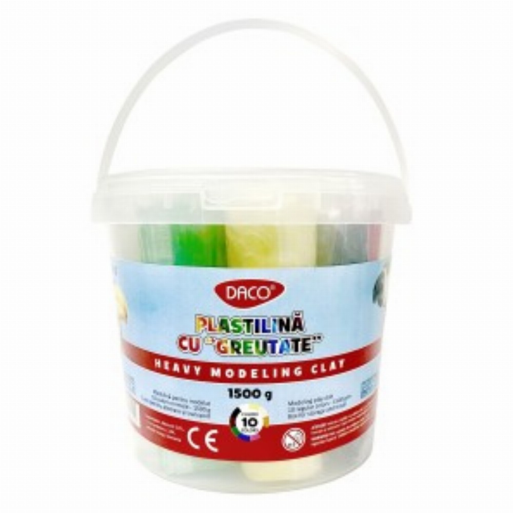 Plastilina 10c 1500g Cu Greutate 24 Buc
