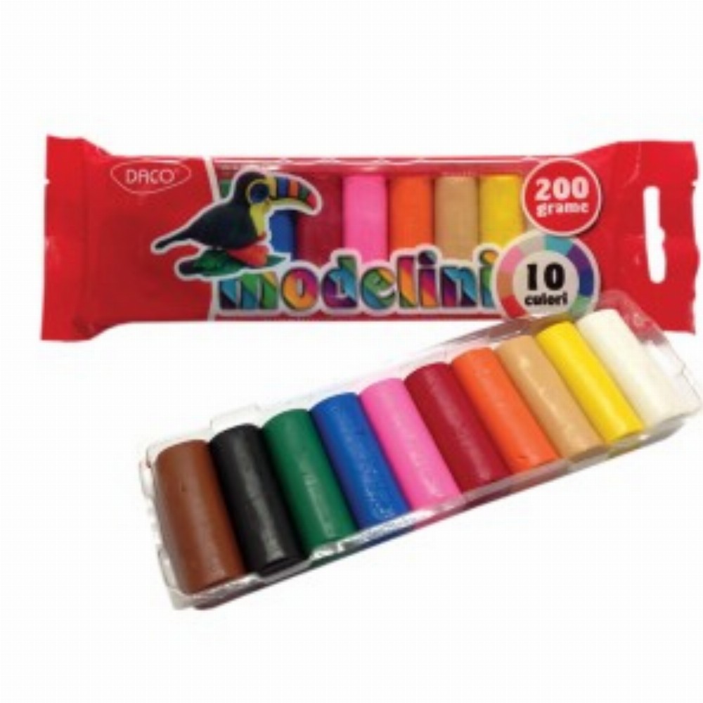 Plastilina 10c 200g Modelini
