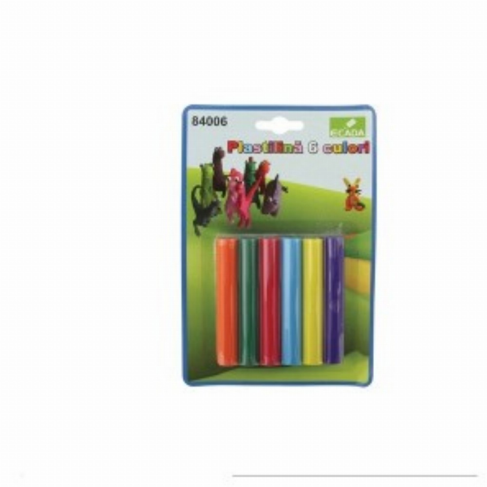 Plastilina 6 Culori 12 Buc