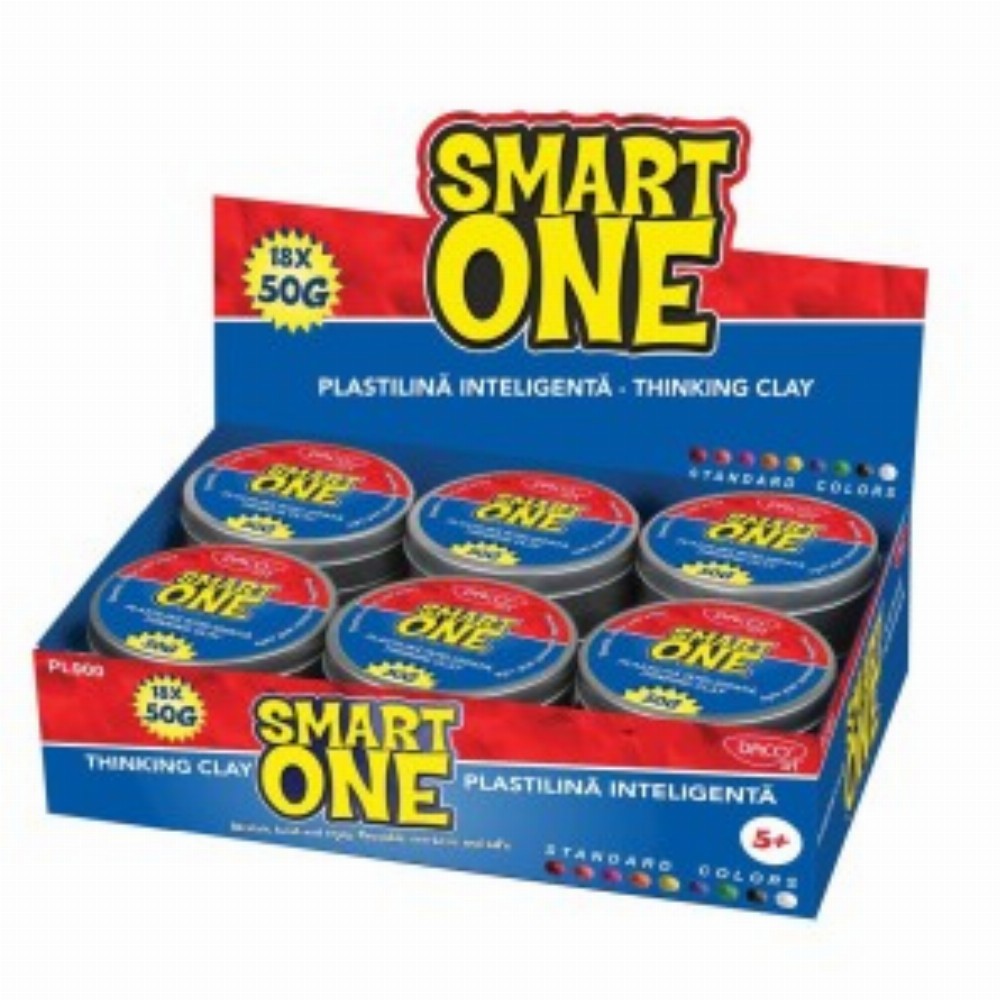 Plastilina Inteligenta 50g Smart One 18 Buc