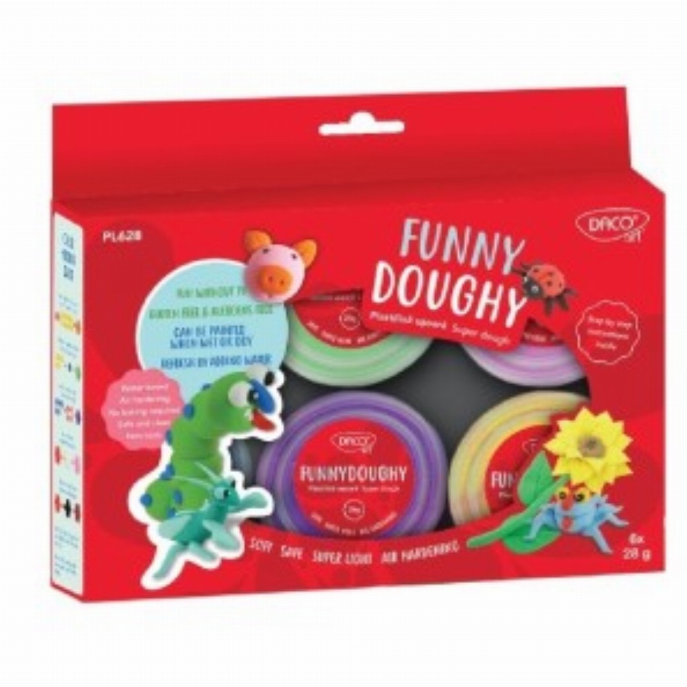 Plastilina Usoara 6x28 Gr.